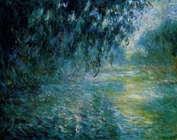 クロード・モネ Painting - 雨のセーヌ河の朝 クロード・モネ